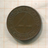 4 пфеннига. Германия 1932г