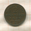 2 пфеннинга. Пруссия 1856г