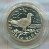 1 рубль. Розовая чайка. ПРУФ 1999г