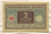 2 марки. Германия 1920г