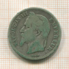 2 франка. Франция 1869г