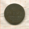 1 пфенниг. Брауншвейг-Каленберг-Ганновер 1780г