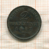 2 пфеннинга. Пруссия 1867г