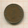 1 пфенниг. Германия 1938г