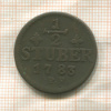 1/2 штубера. Юлих-Берг 1783г