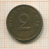 2 пфеннига. Германия 1937г