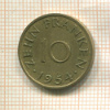 10 франков. Саарланд 1954г