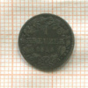 1 крейцер. Бавария 1858г