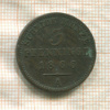3 пфеннинга. Пруссия 1866г