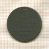 3 пфеннига. Рейсс-Обергрейз 1805г
