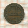 3 пфеннинга. Мюнстер (деформация) 1753г