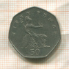 50 пенсов. Великобритания 1997г
