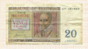 20 франков. Бельгия 1950г