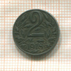2 геллера. Австрия 1918г
