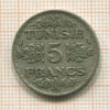 5 франков. Тунис