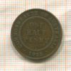 1/2 пенни. Австралия 1915г