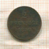 2 пфеннинга. Бавария 1850г