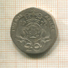 20 пенсов. Великобритания 1995г