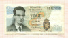 20 франков. Бельгия 1964г