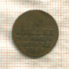 1 геллер. Саксен-Ваймар-Эйзенах 1758г