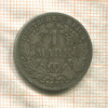 1 марка. Германия 1875г