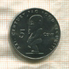 5 центов. Острова Кука. F.A.O. 2000г