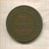1 пенни. Австралия 1919г