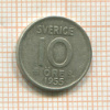 10 эре. Швеция 1955г
