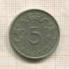 5 франков. Люксембург 1949г