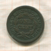 1 цент. США 1846г