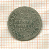 1/24 талера. Саксония 1764г