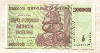 200000000 долларов. Зимбабве 2008г