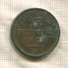 3 пфеннинга. Пруссия 1870г