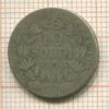 10 сольдо. Папская область 1868г