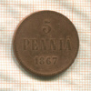5 пенни 1867г