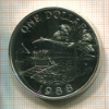 1 доллар. Бермуды 1988г