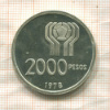 2000 песо. Аргентина 1978г