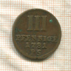 3 пфеннига. Вальдек 1781г