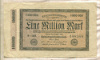 1000000 марок. Германия 1923г