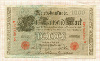1000 марок. Германия 1910г