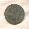 1/24 талера. Саксония 1764г