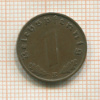 1 пфенниг. Германия 1937г