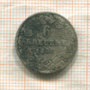6 крейцеров. Баден 1840г