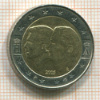 2 евро. Бельгия 2005г