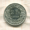 2 франка. Швейцария 1965г