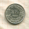 1/2 франка. Швейцария 1955г