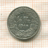 1/2 франка. Швейцария 1910г