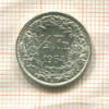 1/2 франка. Швейцария 1964г