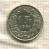 1 франк. Швейцария 1961г