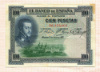100 песет. Испания 1925г